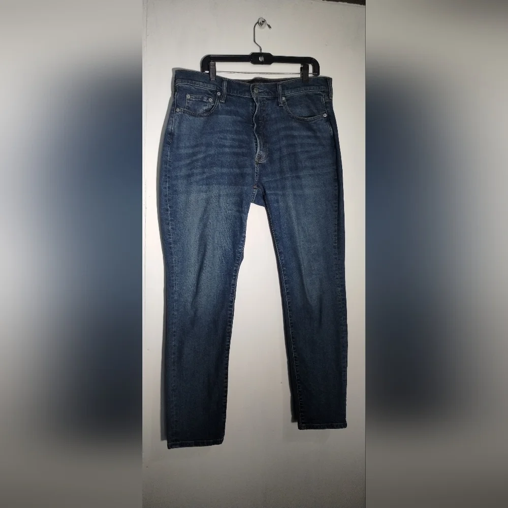 Abercrombie & Fitch  Blue Athletic Slim Jeans